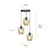 Hanger EMIBIG Istar Premium 3 E27 3x MAX 60W black honey