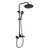 საშხაპე სისტემა Rubineta Olo BK Ultra-10 SW DV3/4 BK 625123