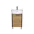 აბაზანის ტუმბო ხელსაბნით Dacota Craft 50 wood Solo 50 სმ