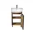 აბაზანის ტუმბო ხელსაბნით Dacota Craft 50 wood Solo 50 სმ