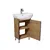 აბაზანის ტუმბო ხელსაბნით Dacota Craft 50 wood Solo 50 სმ