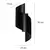Wall lamp EMIBIG SPINER G9 1x MAX 60W black