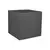 ქოთანი პლასტმასის EDA Plastiques POT CARRE GRAPHIT 49,5x49,5x49,5სმ 57ლ