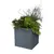 ქოთანი პლასტმასის EDA Plastiques POT CARRE GRAPHIT 49,5x49,5x49,5სმ 57ლ