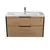 აბაზანის ტუმბო ხელსაბნით LINE Craft 100-А wood Cosmo 100 სმ