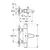 Bath mixer with thermostat Grohe 345982430 THM Black Matt