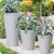 Plastic flower pot FORM PLASTIC Sahara Dunes round 2722-055 Ø40 light grey