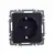 Socket IEK BRITE 1 ground 16A PC11-1-0-BrB black
