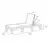 შეზლონგი მოწნილი KETER ყავისფერი 195x65x25,5