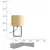 Лампа настольная Luminex Rattan 1 E27 Ø180 h150 черный ротанг 5293