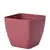 Пластиковый горшок с подставкой FORM PLASTIC Sahara petit square 3610-057 Ø13 марсала/красный