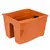 Plastic flower pot FORM PLASTIC Wave railing pot 2488-010 Ø30 terracotta