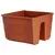 Plastic flower pot FORM PLASTIC Wave railing pot 2488-010 Ø30 terracotta