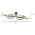 Chandelier EMIBIG VEKEN 6A E27 6x MAX 60W black