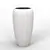 Горшок цветочный белый LAMELA Pot GAJA 400 tall planter