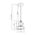 Подвес Milagro ML0344 DAPHNE LED 12W 3000K
