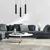 საკიდი Milagro MLP8792 HUDSON 3 GU10 შავი