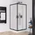 Shower cabin New Trendy Suvia Black 2D K-3580 90x90x185 cm 5 mm matte glass