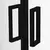 Shower cabin New Trendy Suvia Black 2D K-3580 90x90x185 cm 5 mm matte glass