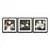 Картина Styler FR393 Belle 30x30 см  3шт