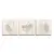 Painting on the canvas Styler ST764 ESMERALDA 32x32 cm 3pcs