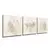 Painting on the canvas Styler ST764 ESMERALDA 32x32 cm 3pcs