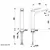 Washbasin faucet KFA AmazoniT Click-Clack with siphon chrome