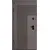 Дверь металлическая внутренее открывание Doors 877A ELITE 980x2200 мм L антрацит