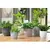 ქოთანი ყვავილის FORM PLASTIC flow petit eco recycled z podstawka 15 white