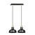 Pendant EMIBIG Ibor 2 E27 2x MAX 60W black
