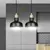 Pendant EMIBIG Ibor 2 E27 2x MAX 60W black