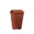 Plastic pot Aleana 12x19.5 cm terracotta