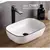 Умывальник накладной Pate Oval C1097 Glossy белый