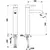 Kitchen faucet  KFA Moza Black (black, with Siphon Click-Clack)