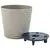 Pot plastic Aleana Fusion with insert low d16*14.5cm. cocoa
