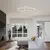 Chandelier LED 45W 3900Lm white IP20 VT-7717 23394