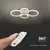 Chandelier LED 45W 3900Lm white IP20 VT-7717 23394