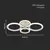Chandelier LED 45W 3900Lm white IP20 VT-7717 23394