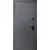 Дверь металлическая внутренее открывание Doors 717A STRONG 980x2200 мм L антрацит