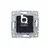 როზეტი IEK BRITE RJ45 cat5E RG45 РК10-БрЧ შავი