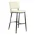 Bar chair Independence high bar bouton white