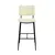 Bar chair Independence high bar bouton white