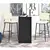 Bar chair Independence high bar bouton white