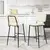 Bar chair Independence high bar bouton white