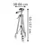 შტატივი ტელესკოპიური Bosch BT 150 Professional 55-157 სმ