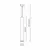 საკიდი Milagro MLP8798 HUDSON 1 GU10 თეთრი