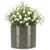 Ceramic flower pot Scheurich 828/23 Glass Grey 23x21 cm