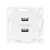 მექანიზმი როზეტი EKF Stockholm  USB 2  2.1А თეთრი