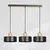 Pendant EMIBIG Torin 3 E27 3x MAX 60W black