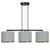 Pendant EMIBIG Hilde 3 E27 3x MAX 60W gray